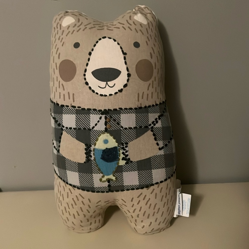 Stephen Joseph Bear Pillow